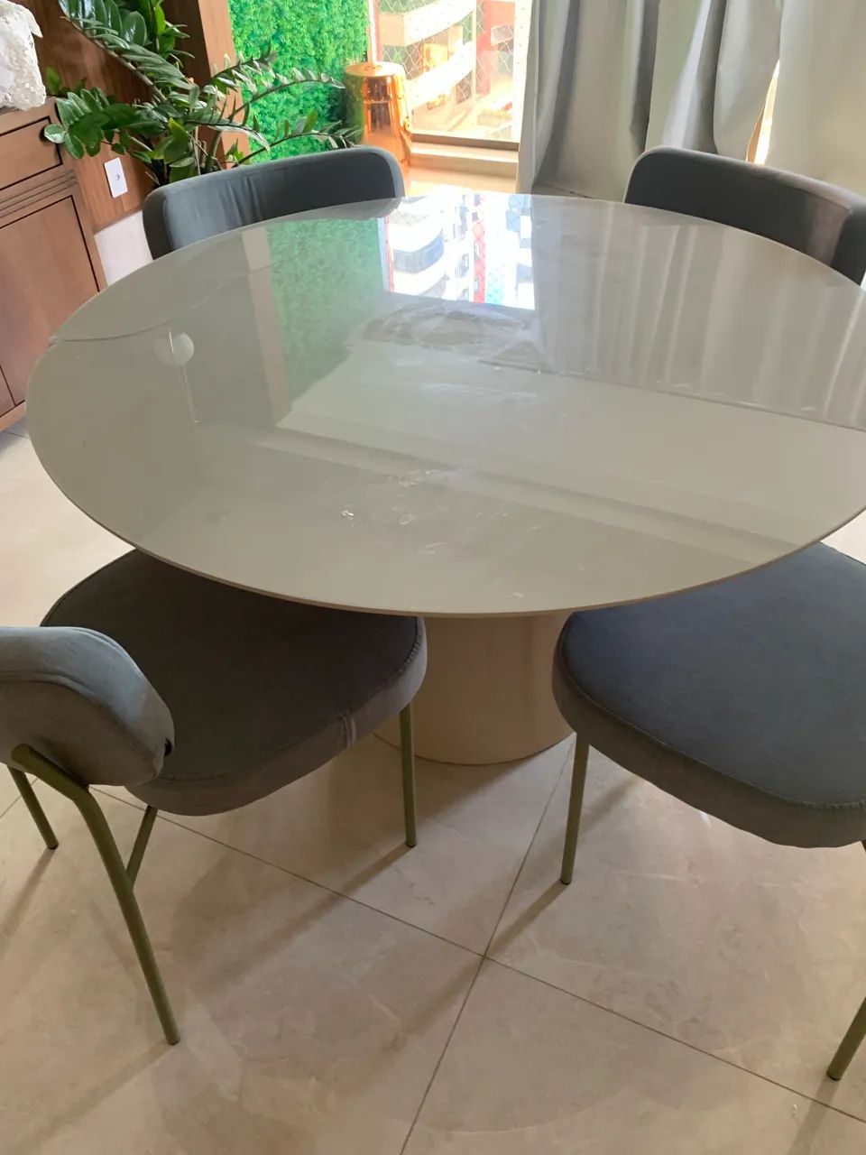 Mesa jantar redonda 