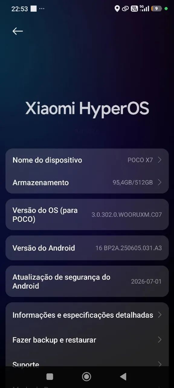 Poco x7 cinza excelente  - Foto 3