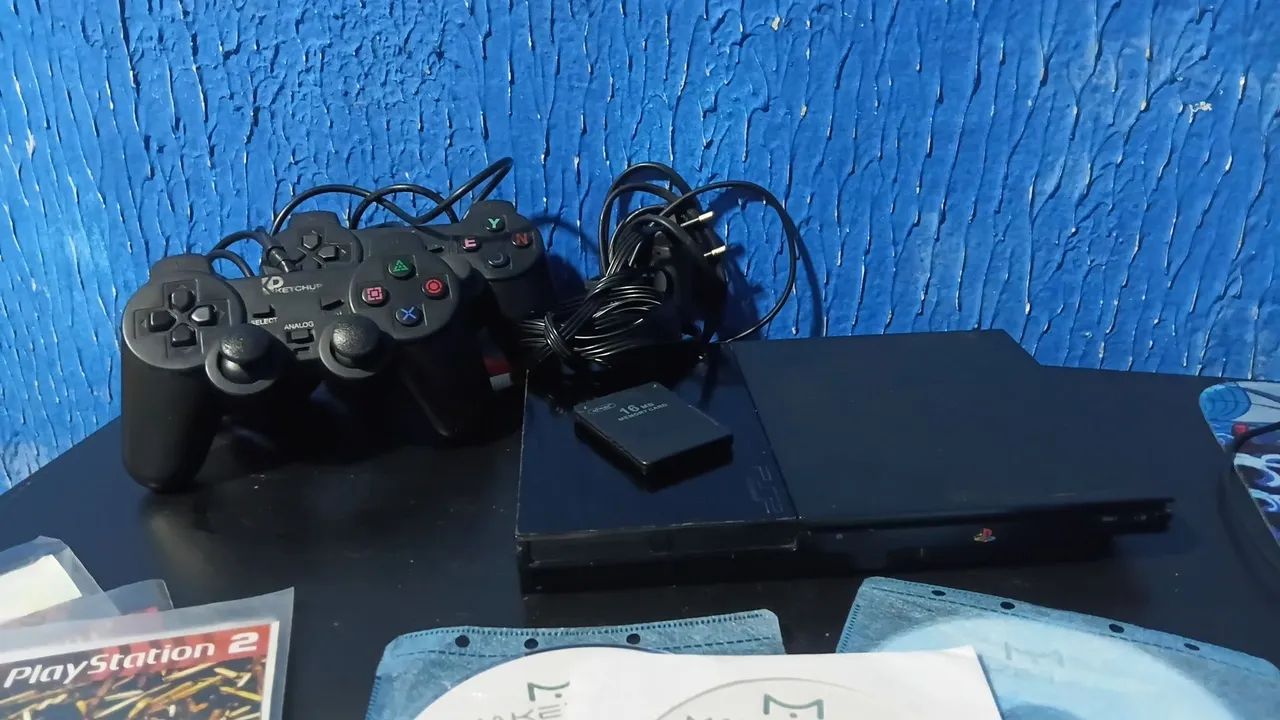 Ps2 completo+ jogos - Foto 2