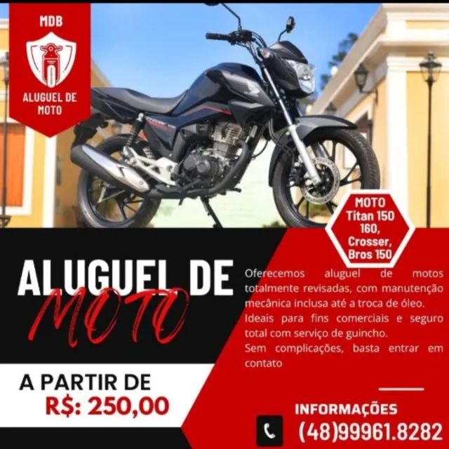 aluguel de motos..