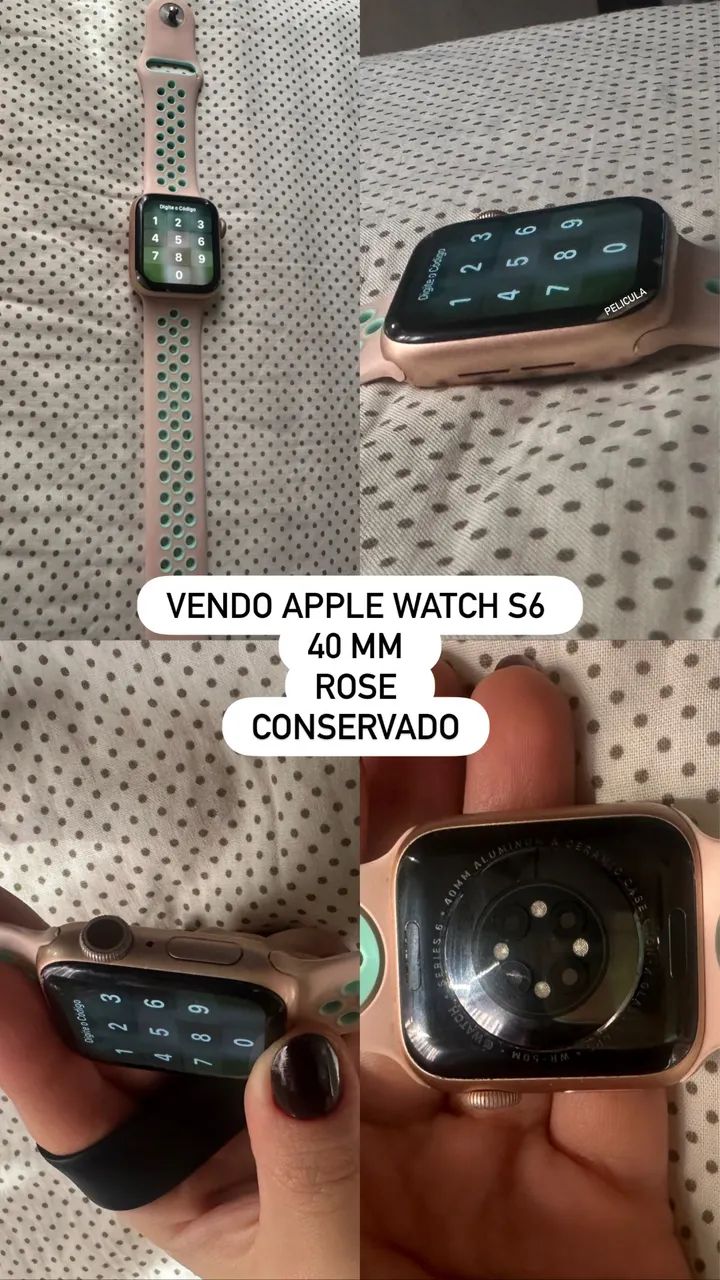 Apple Watch Série 6 Rose 40mm 