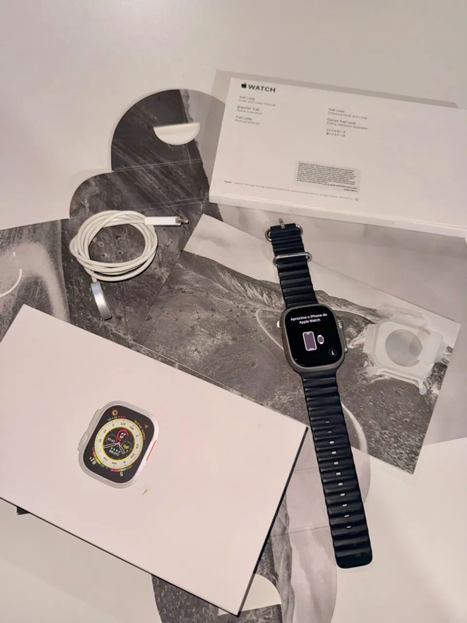 Apple Watch Ultra 1 49mm ( Caixa e acessórios) - Foto 5