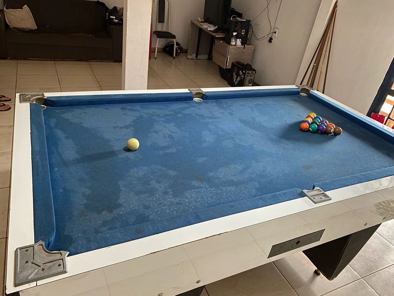 Vendo mesa de sinuca em perfeito estado - Foto 5