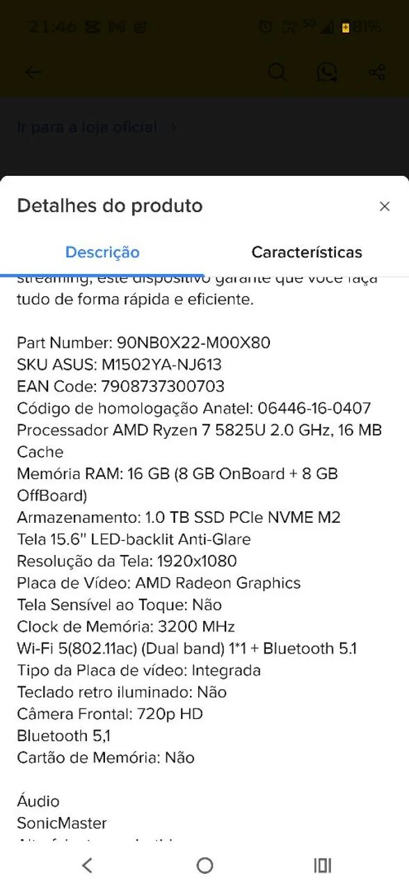 NOTEBOOK ASUS VIVOBOOK 15  - Foto 5