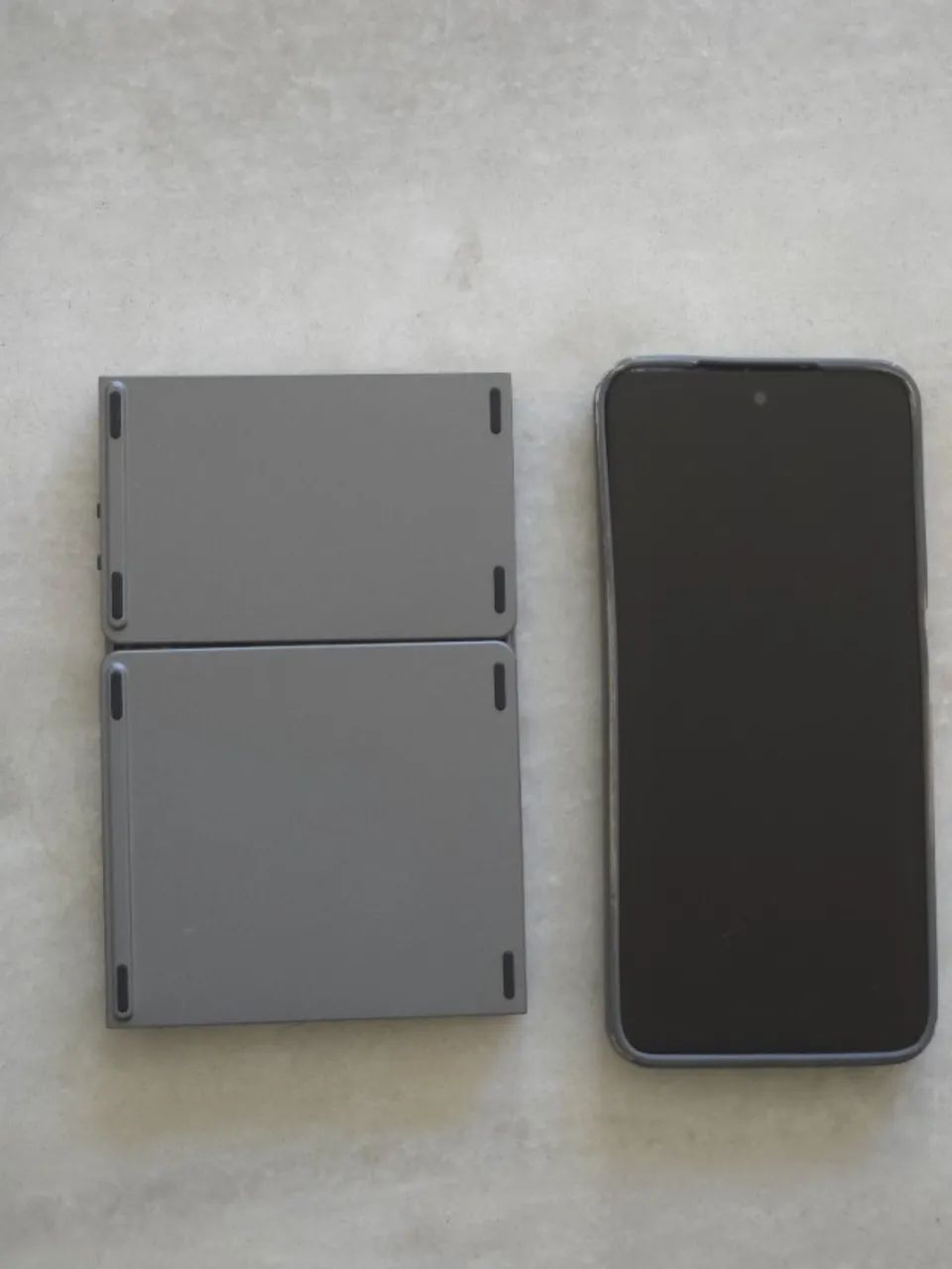 Mini teclado dobravel bluetooth - Foto 2