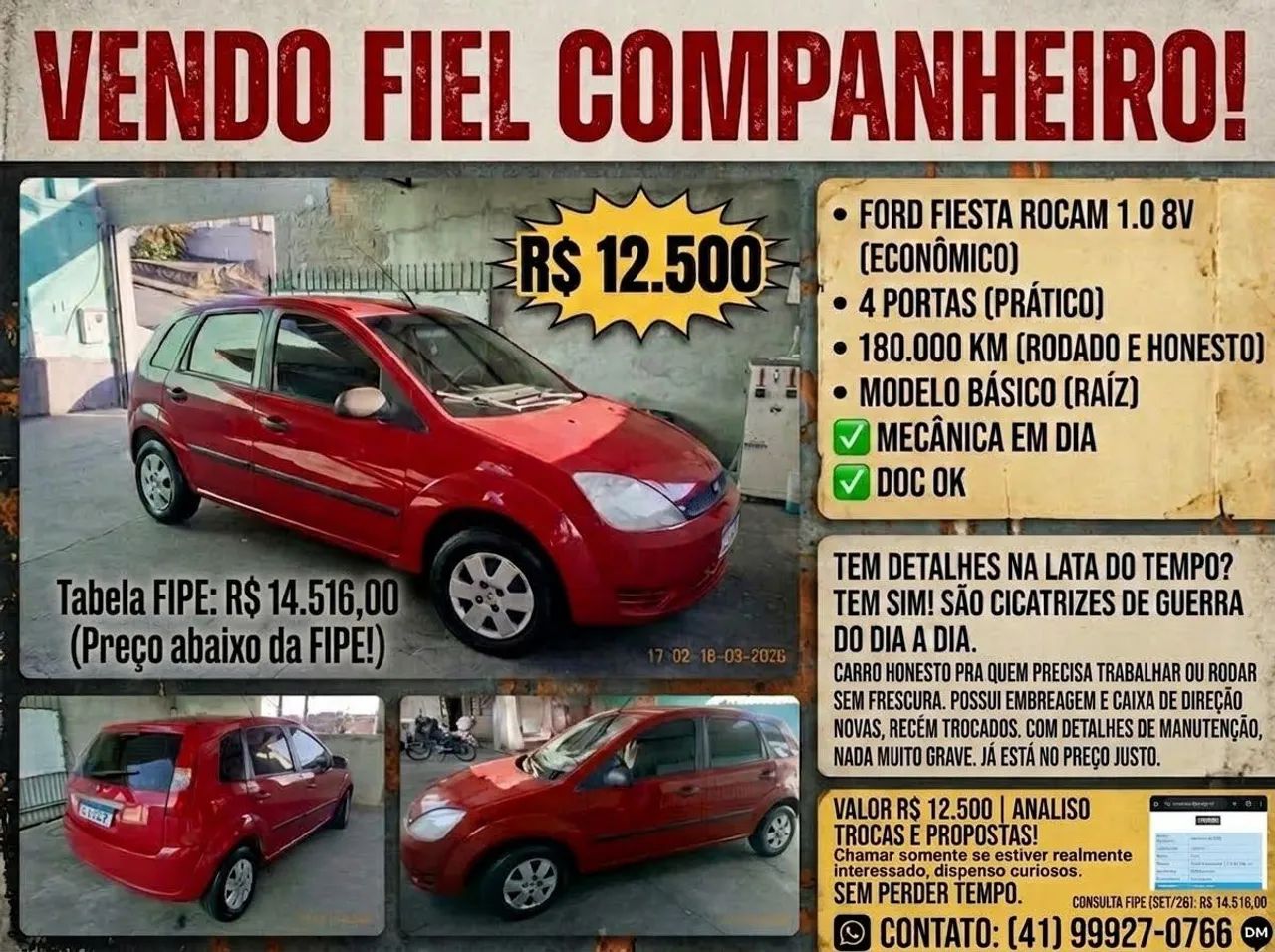 Ford Fiesta Street/ Action 1.0 8V 5P 2004