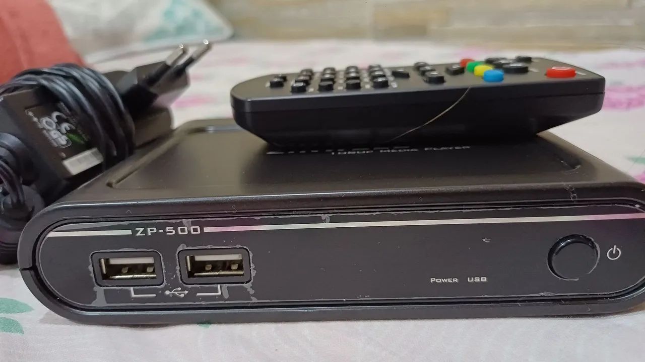 Multimídia ZP-500 Reprodutor 2usb HDMI 1080p