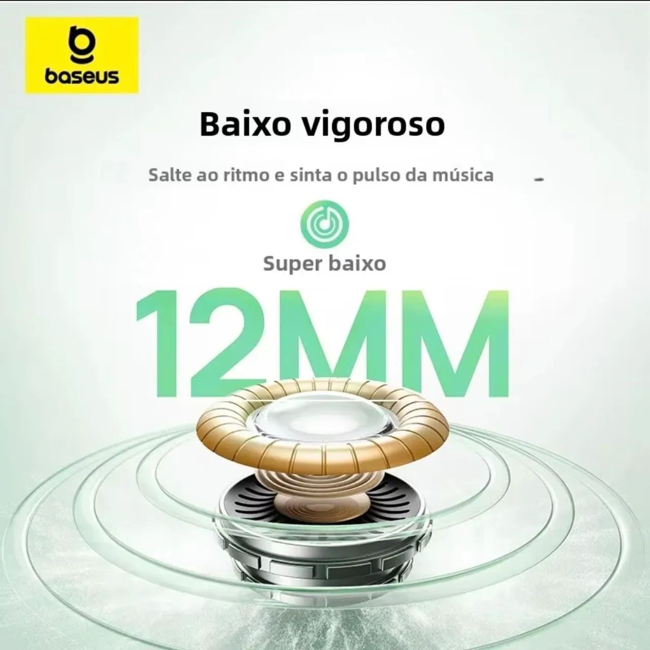 Fone Baseus EP10 super Bass ANC 43dB - Foto 3