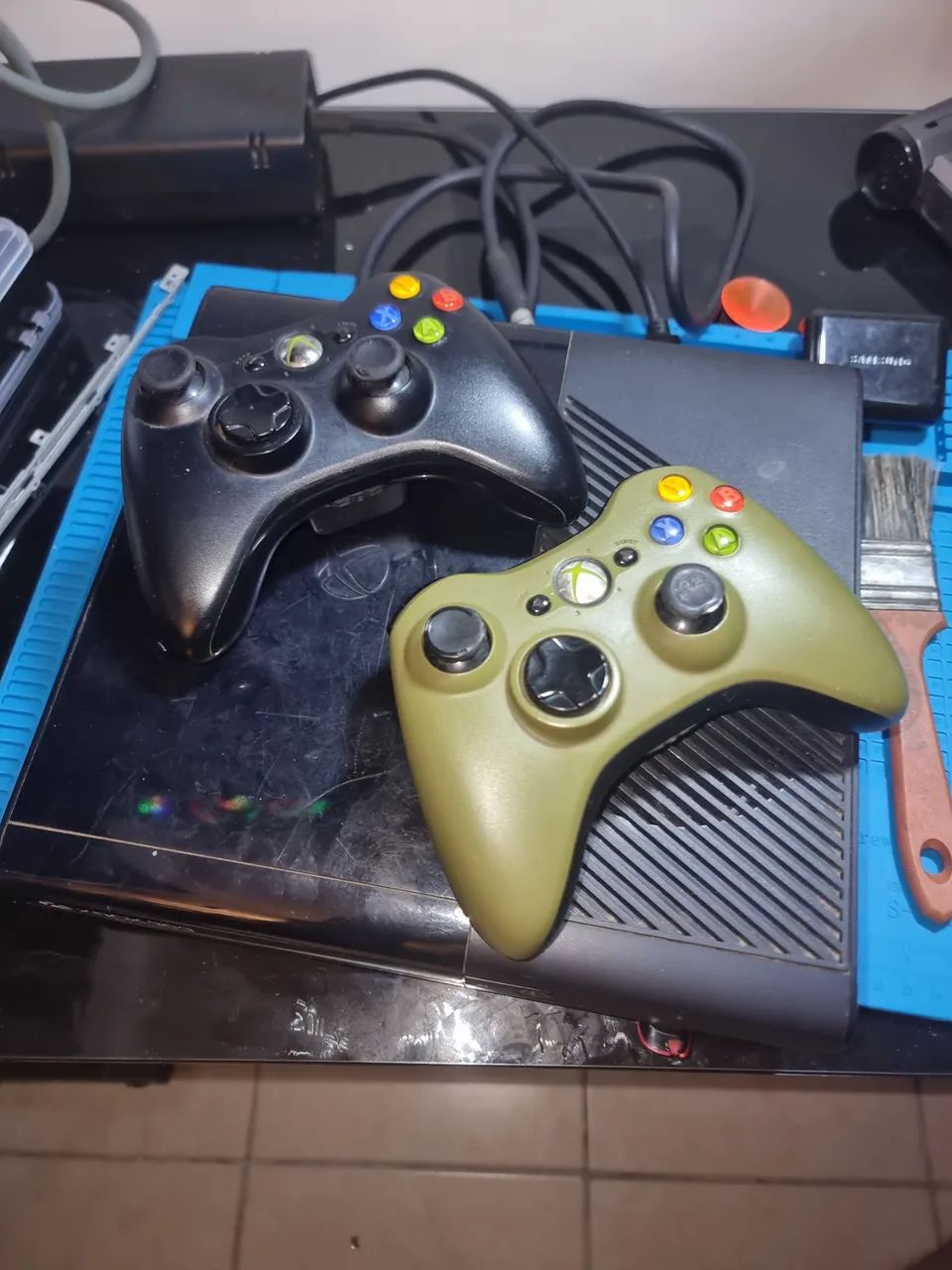 80 JOGOS + XBOX 360 + KINECT + 2 CONTROLES 