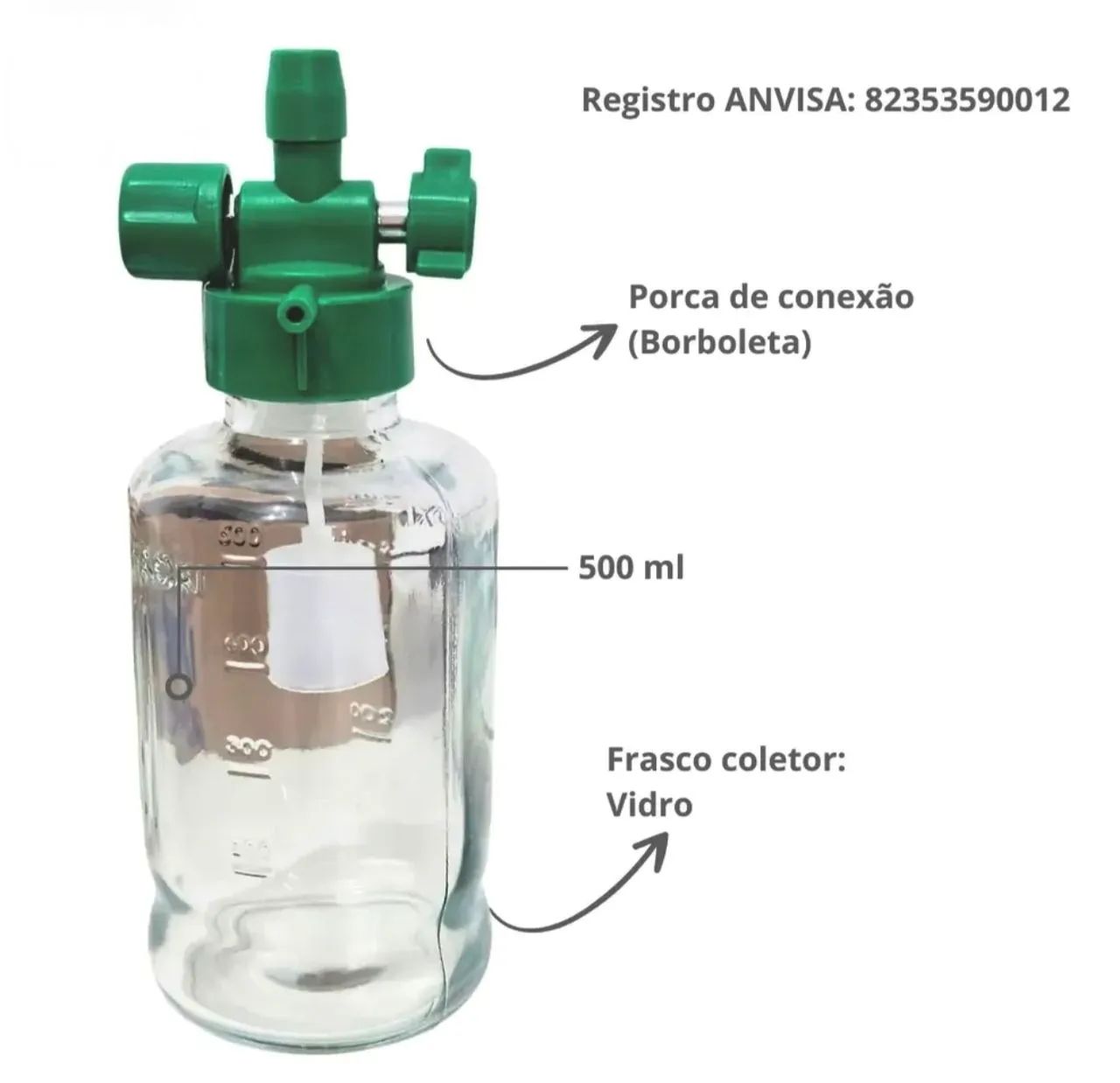 Aspirador Venturi para rede de oxigênio da Haoxi - Foto 2