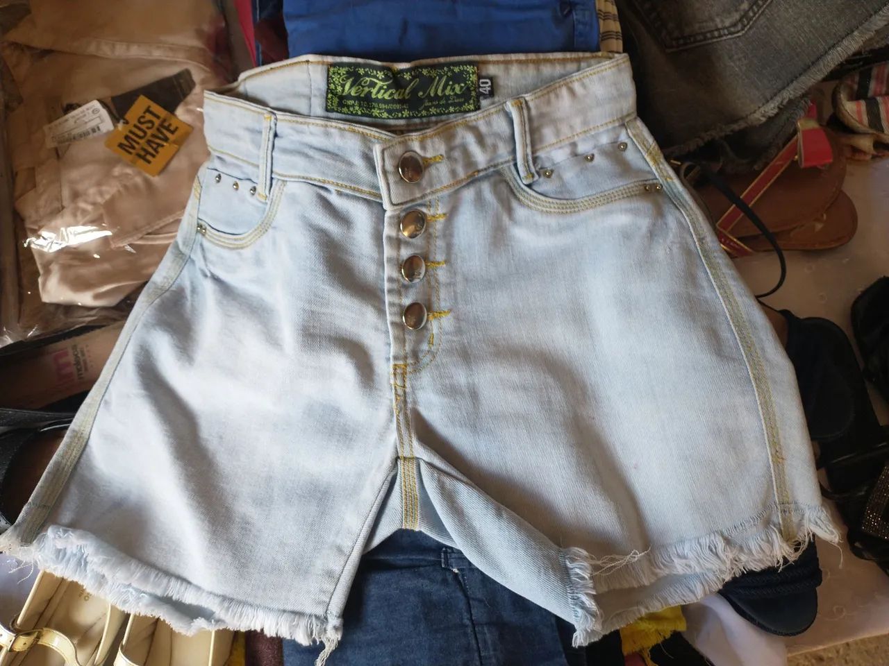 Shorts Jeans ? de R$1,99 cada - Foto 3
