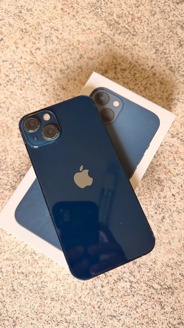iPhone 13 Midnight 128GB ótimo estado com caixa, carregador e duas cases MagSafe - Foto 4