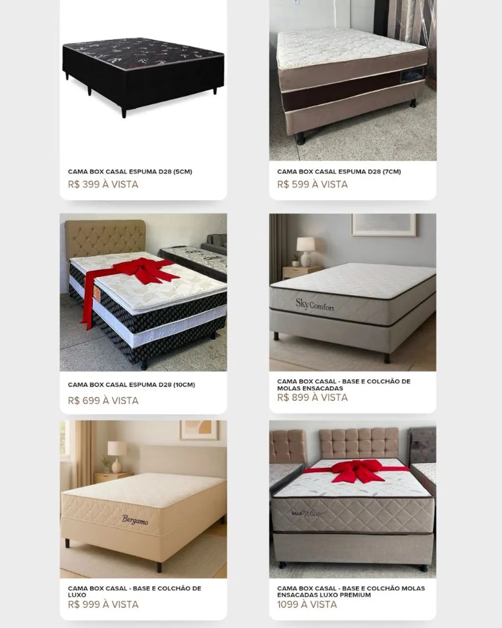 Cama box em Carnaval de ofertas