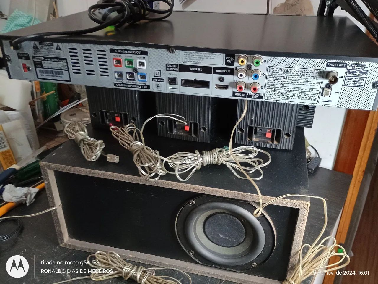 Samsung htc460 home teather - Foto 5