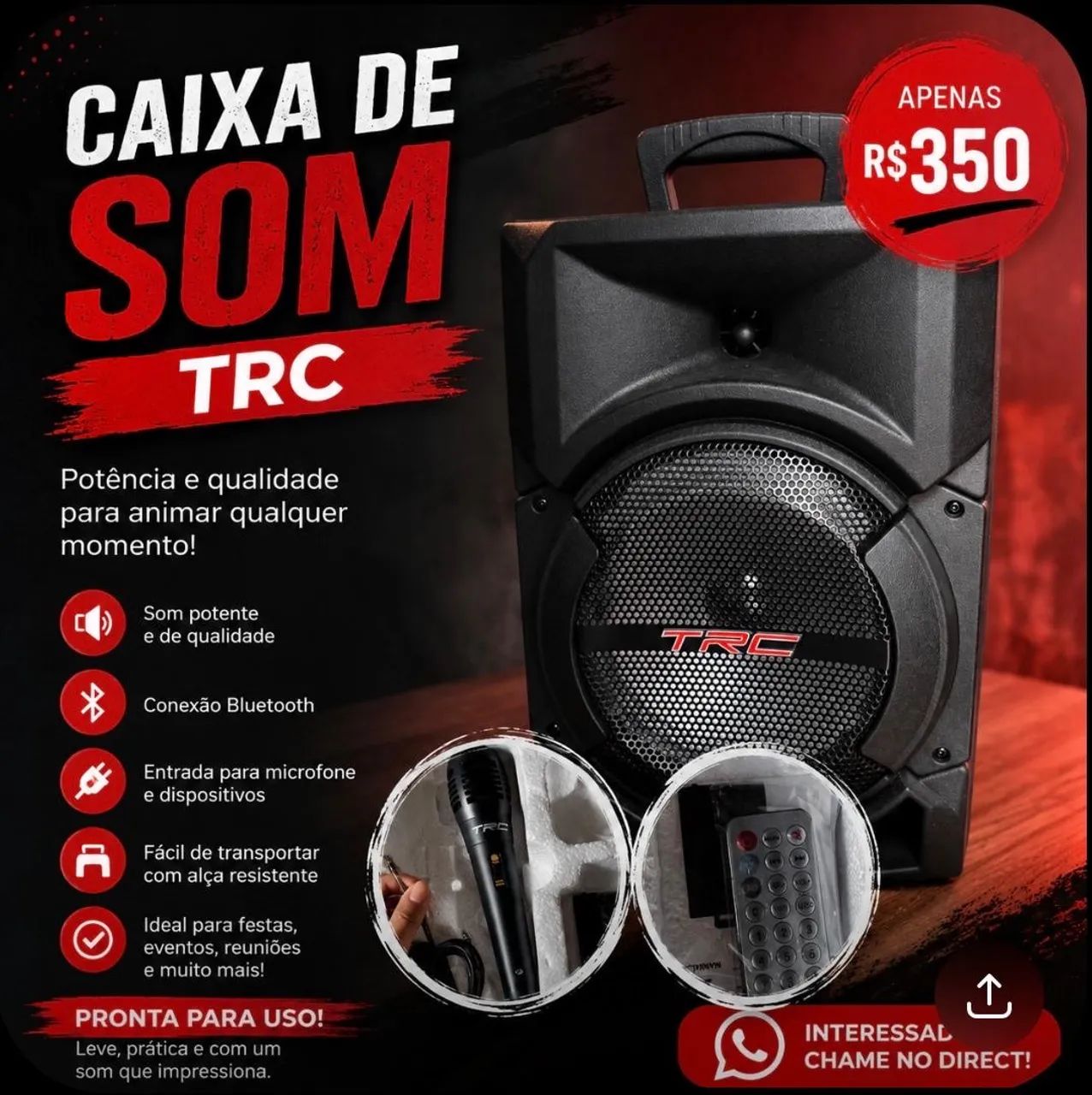 Caixa de som & Caixa de som TCR - Foto 3
