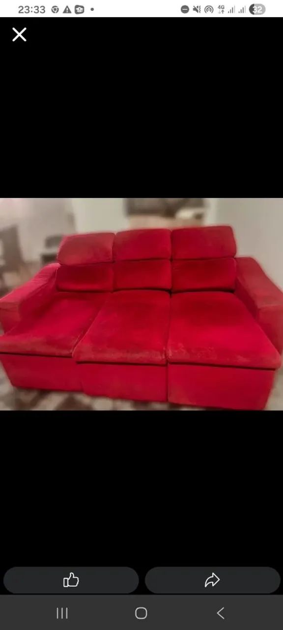 Sofá cama retrátil 