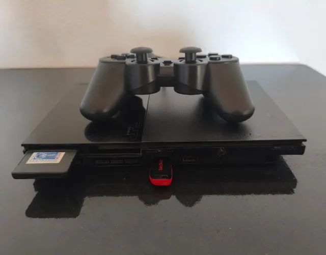 PS2 Slim em ótimo estado vários jogos  - Foto 2