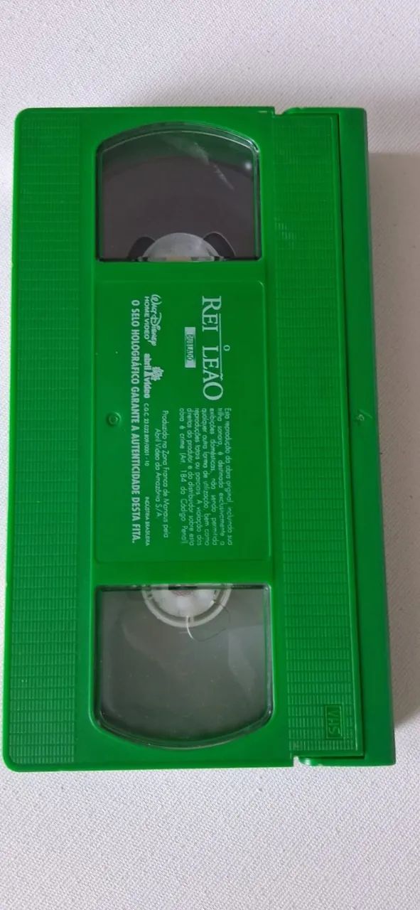 fita vhs rei leao disney usada - Foto 4