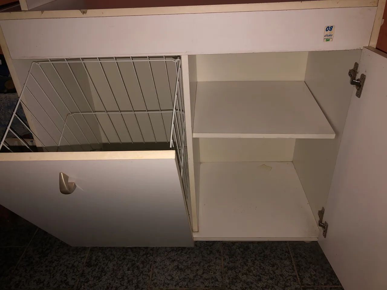 Armário Organizador Multiuso com Tábua de Passar Roupa Integrada - Foto 3