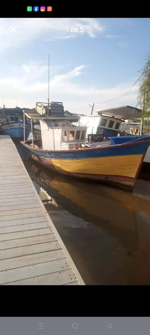 Barco de pesca(aceito troca)