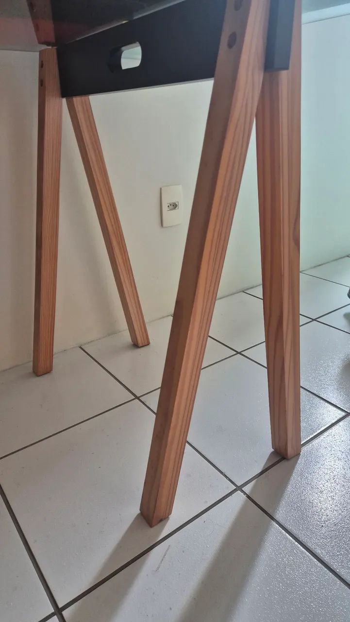 Mesa de vidro: 1,27 X 0,75 - Foto 2