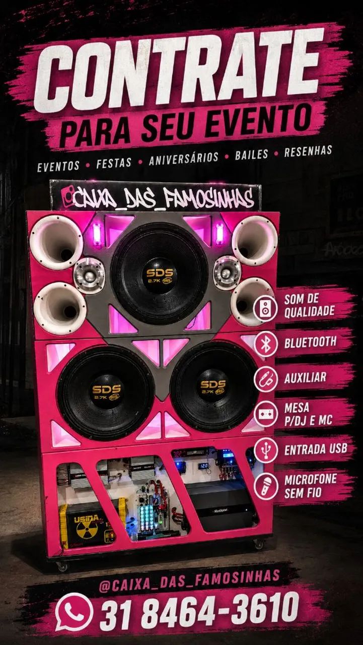 Alugo som p/ eventos 