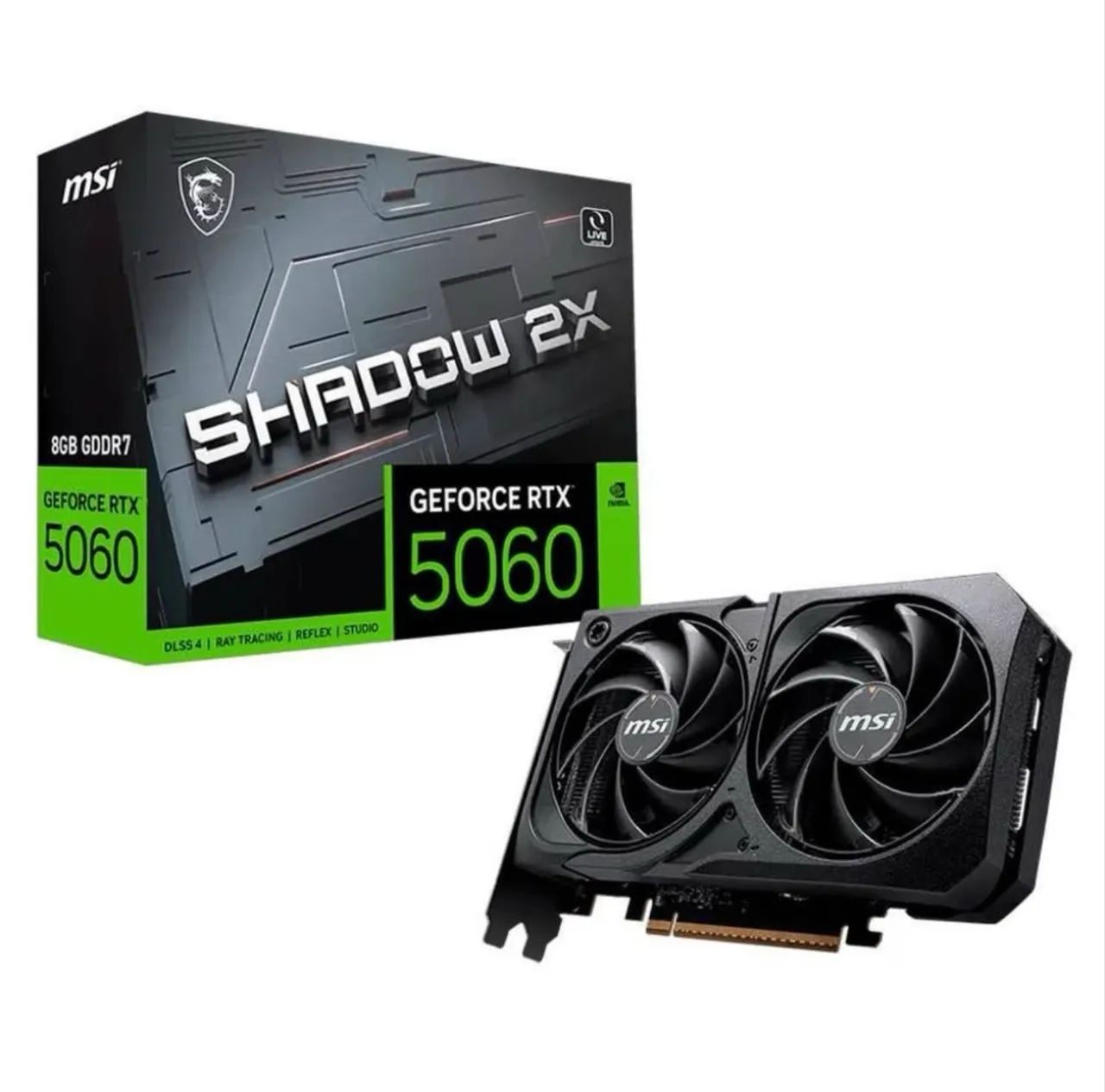 Placa de Vídeo MSI Shadow RTX 5060 8GB - Foto 2