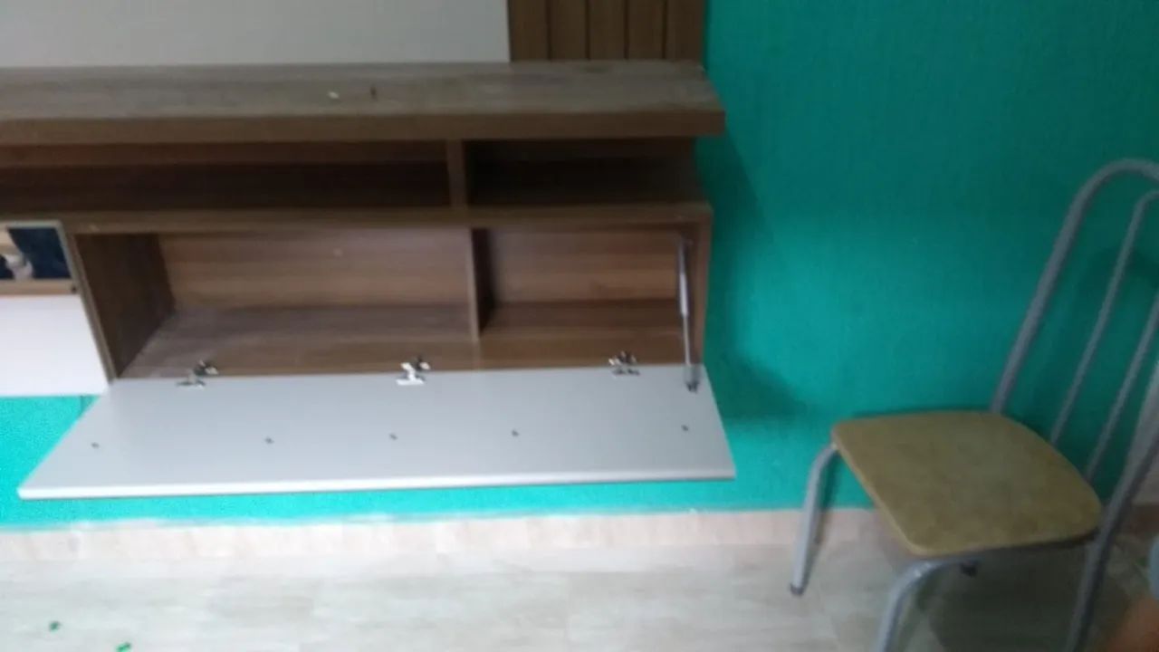 RACK COM PAINEL RIPADO PARA TV - Foto 3