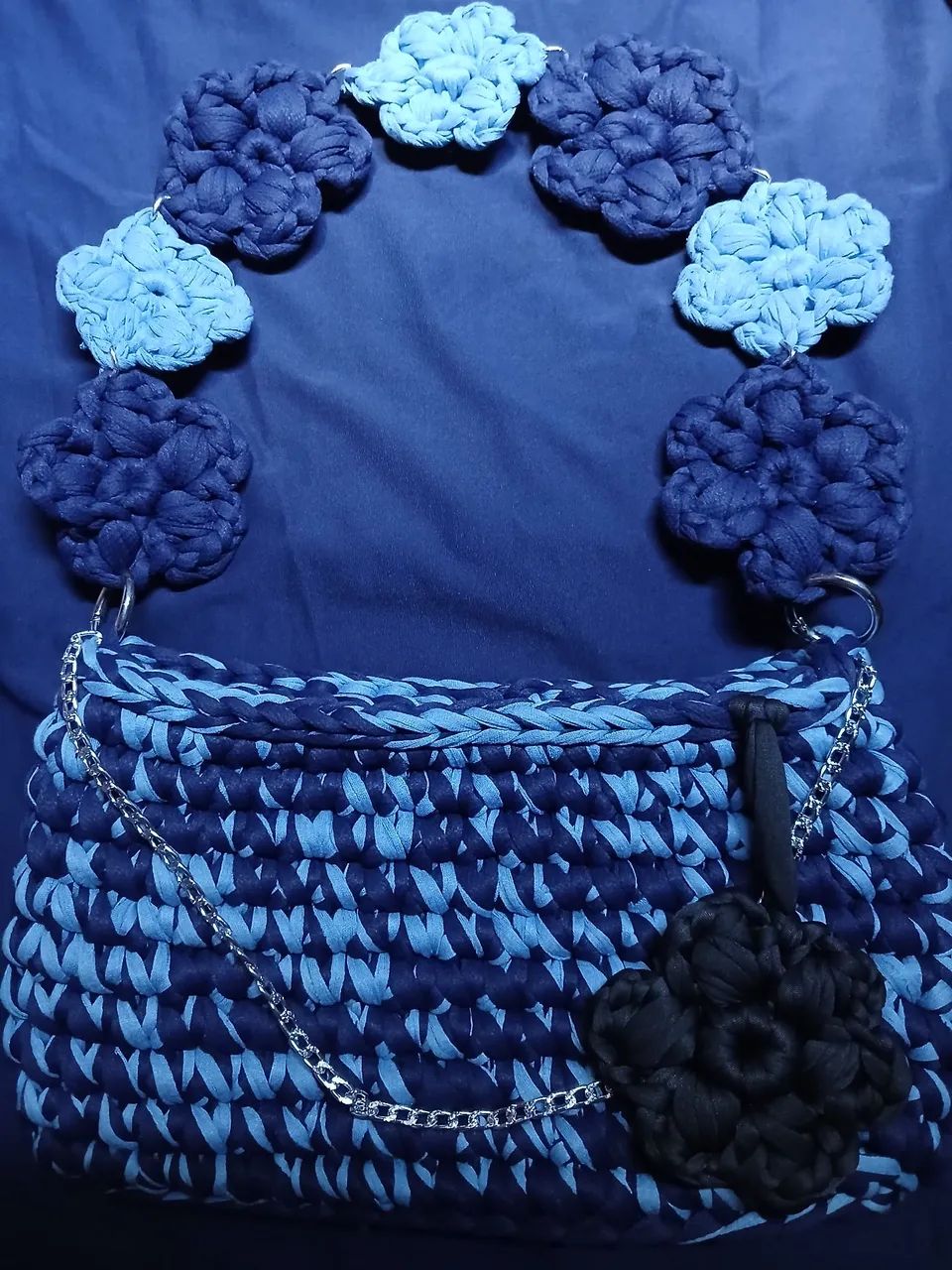 Bolsa de Crochê Flower - Foto 3
