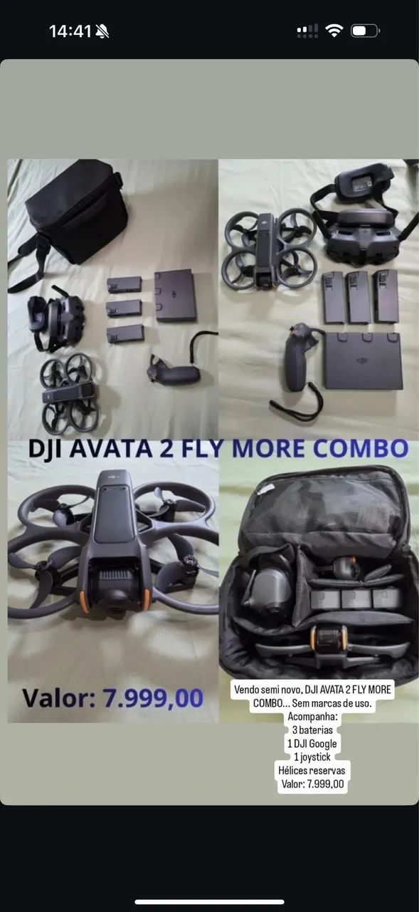 Vendo DRONE DJI AVATA 2 fly MORE COMBO