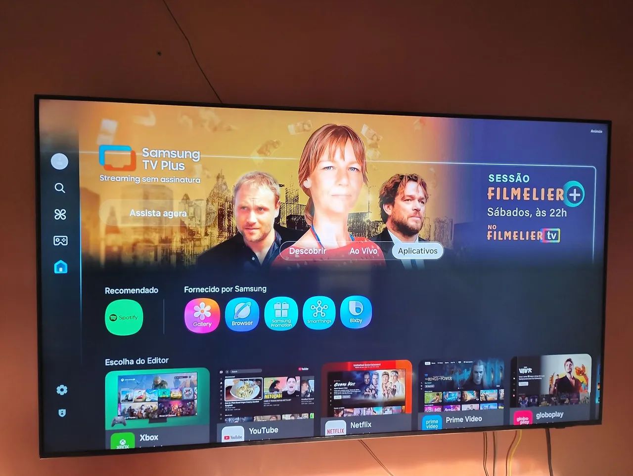 Smart Samsung 70 polegadas 4k Xbox integrado 