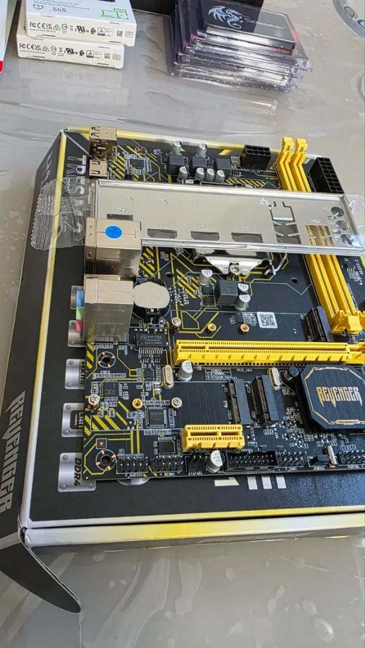 PLACA MÃE H110 REVENGER LGA1151 6º7º8º9º GERAÇÃO INTEL - Foto 2