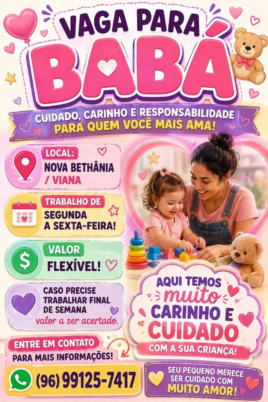  Babá em Nova Bethânia