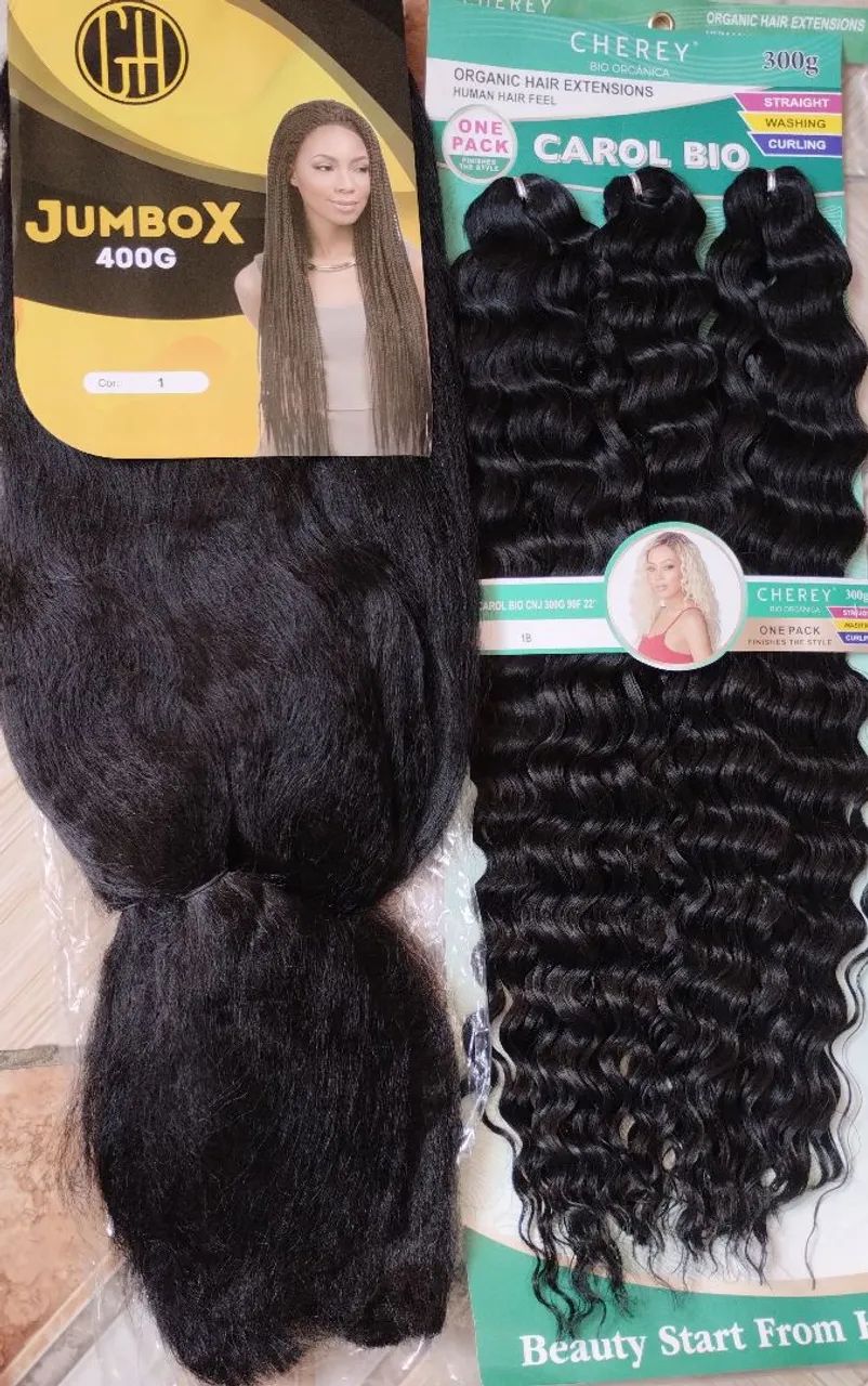 Kit Jumbo + Bio orgânico tranças com cachos - Foto 3