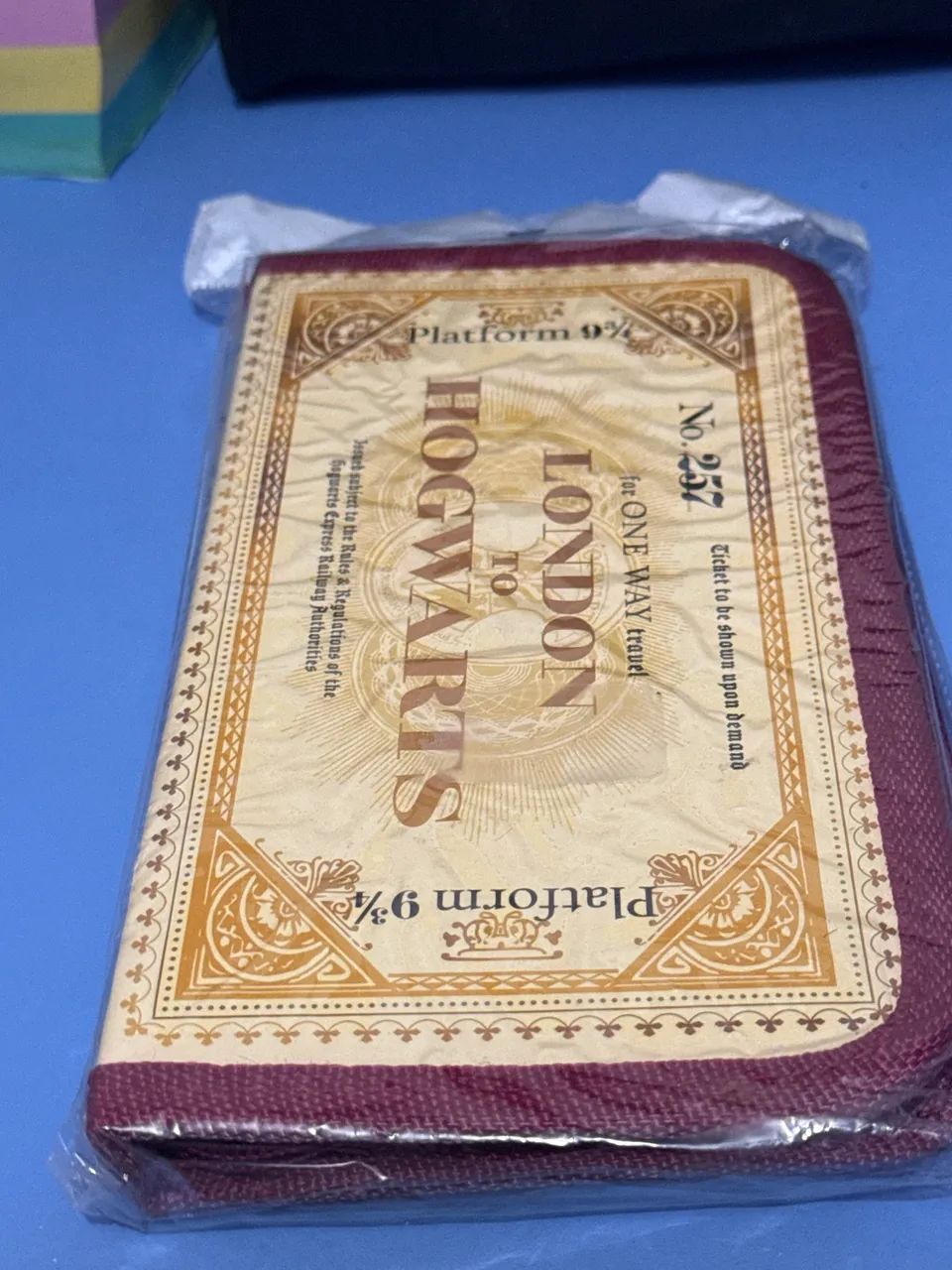 Carteira Harry Potter Plataforma 9¾ Nova Lacrada - Foto 4