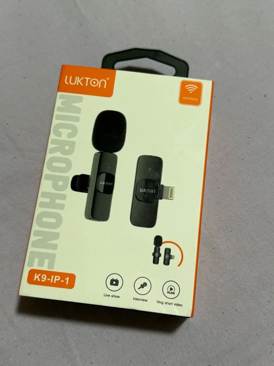 Microfone de Lapela entrada Lightning