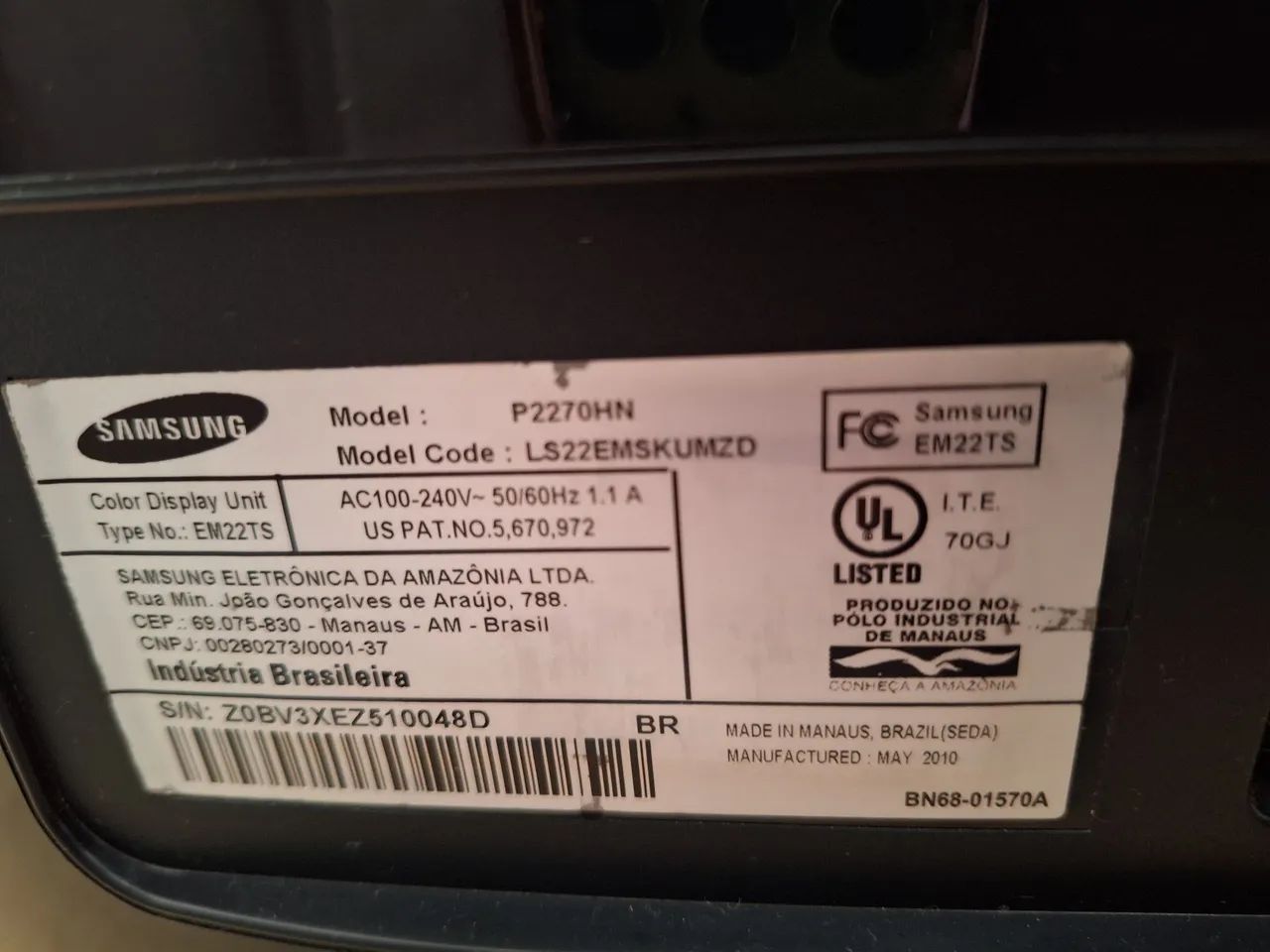 TV LCD/LED Samsung de 14 polegadas - Foto 3