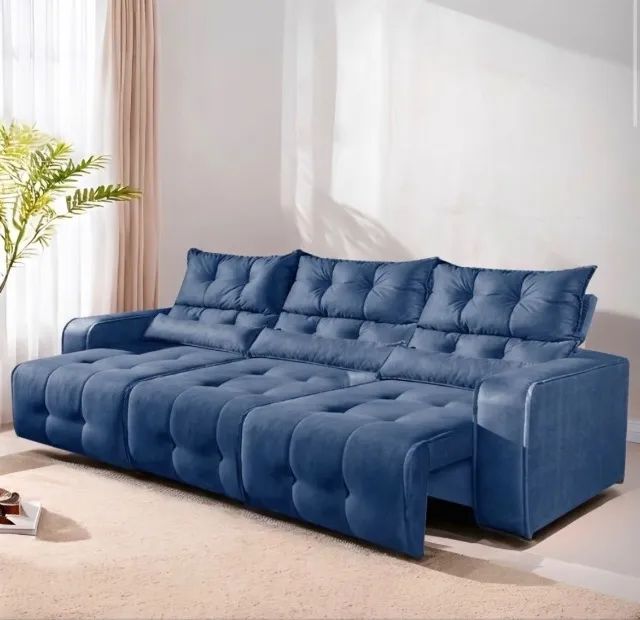 Sofá Retrátil e Reclinável Imperial Comfort 2,50 m