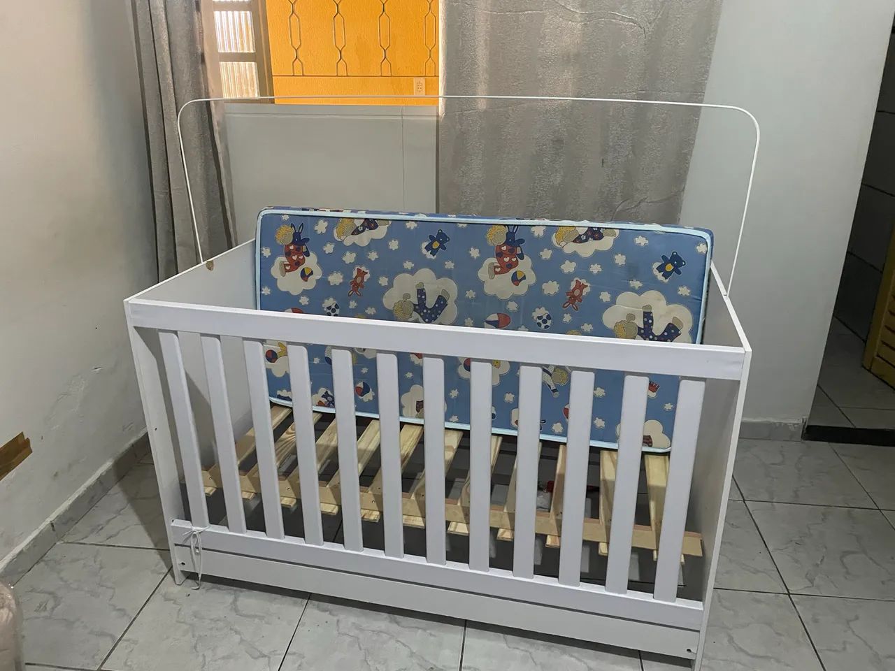 Berço 3 em 1 com colchão 