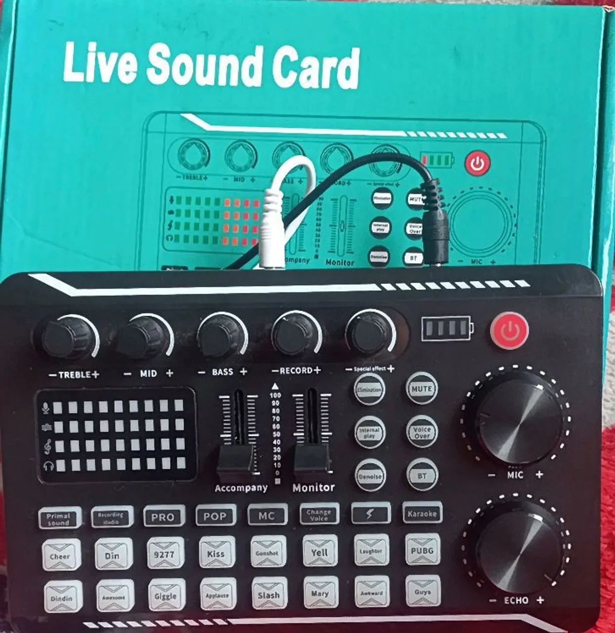 Mesa de som portátil - Bluetooth/Lives - Foto 2