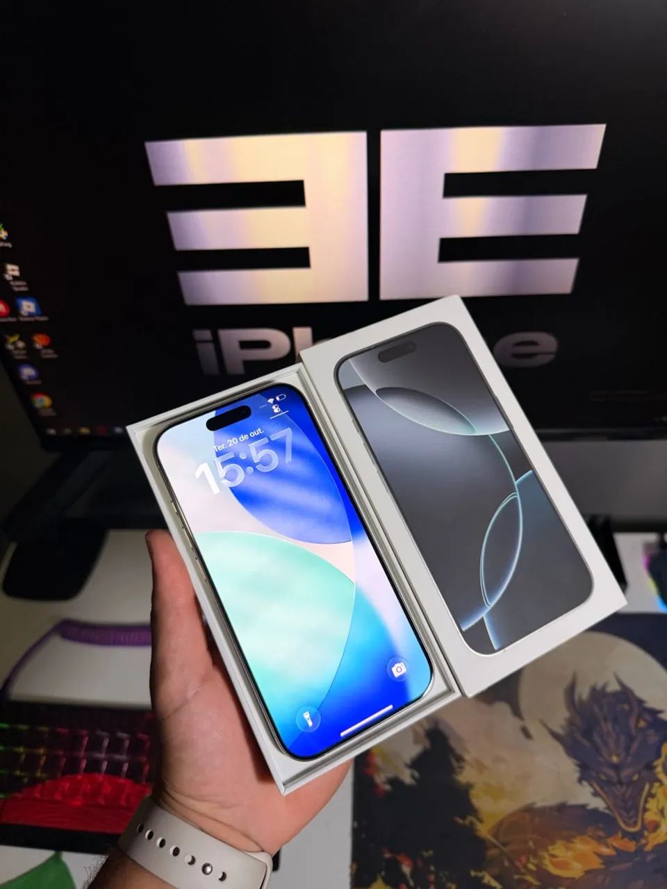 IPHONE 16 PRO 128GB BRANCO - Foto 2