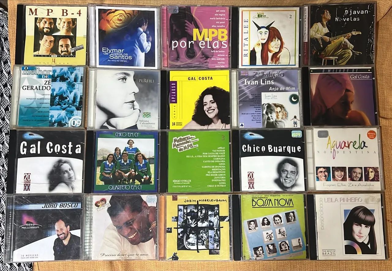 Lote 20 cds Mpb