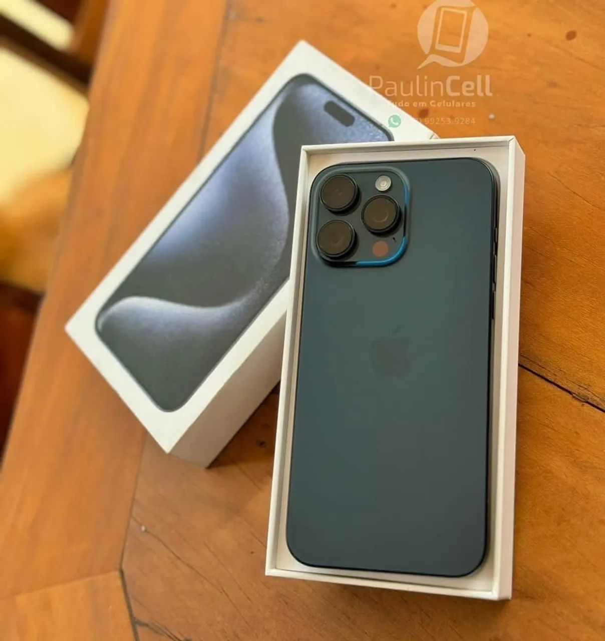 IPhone 15 pro 128gb Azul completo  - Foto 4