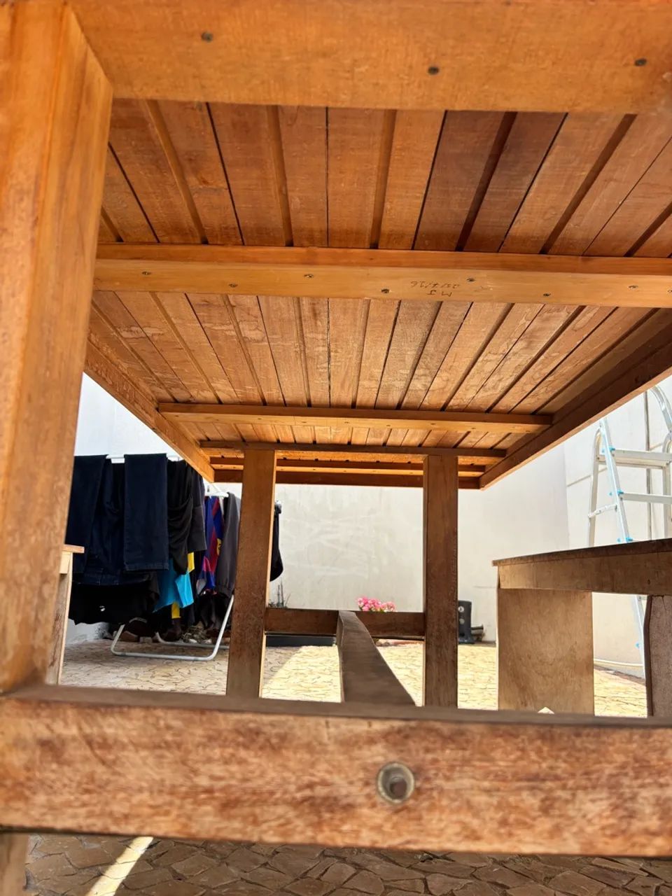 Vendo Mesa de Madeira de demolição! - Foto 4