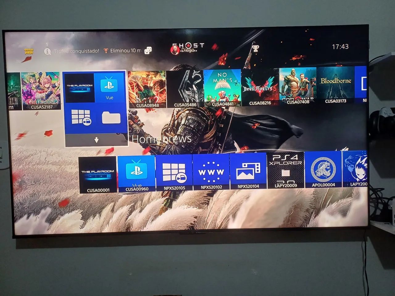 PS4 PRO Desbloqueado 1Tb - Foto 4