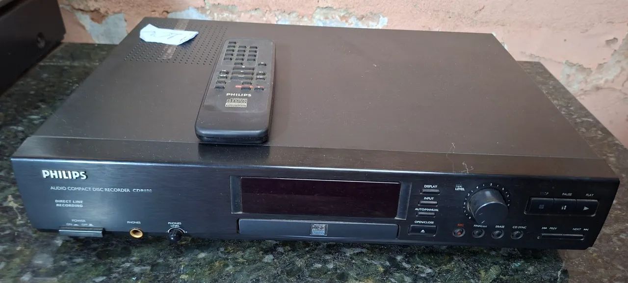 Gravador/CD player 