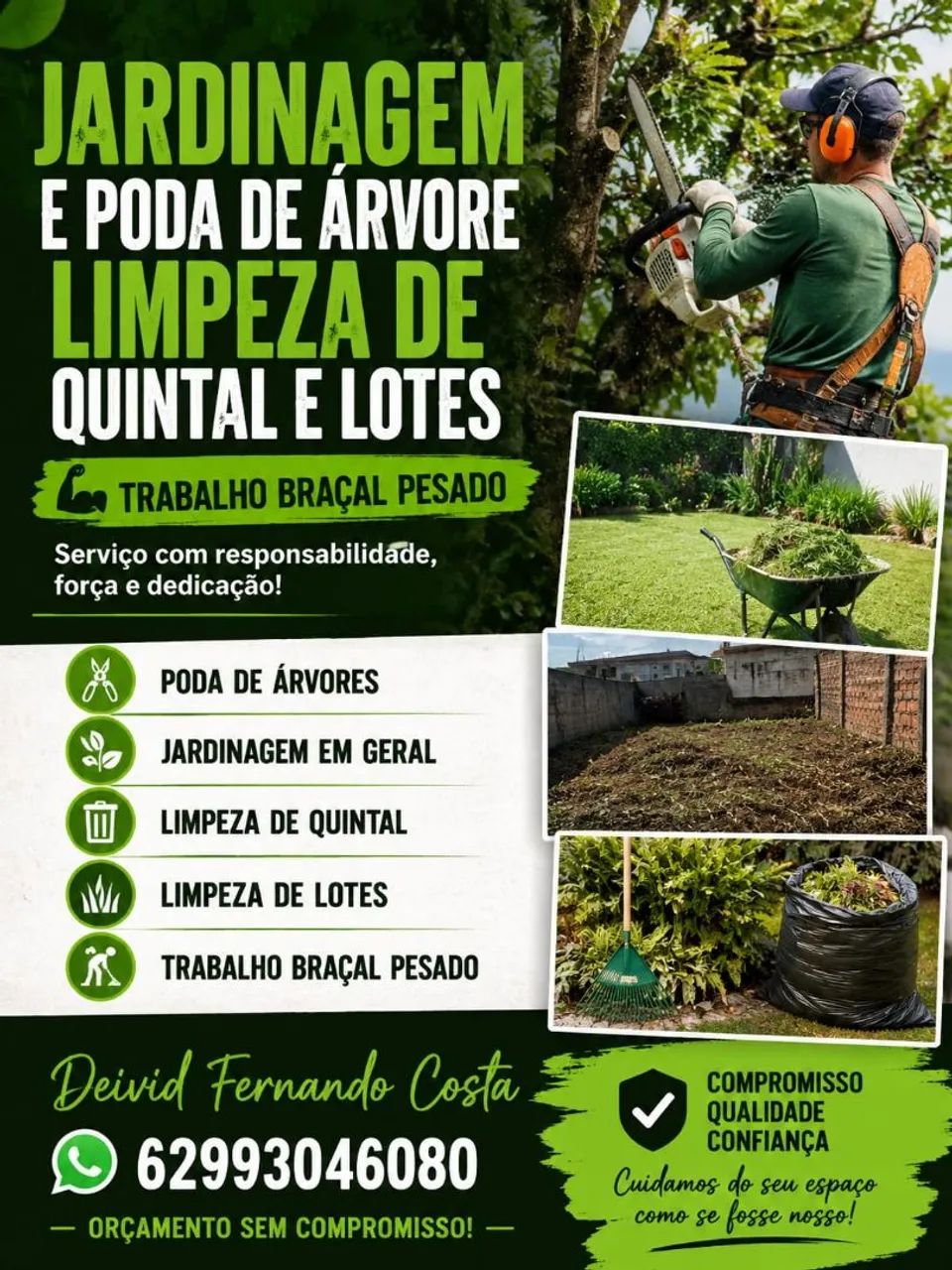 Jardinagem e limpeza pesadas  - Foto 2