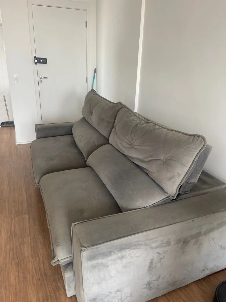 Sofá retrátil e reclinável 2,40m bem conservado - Foto 3