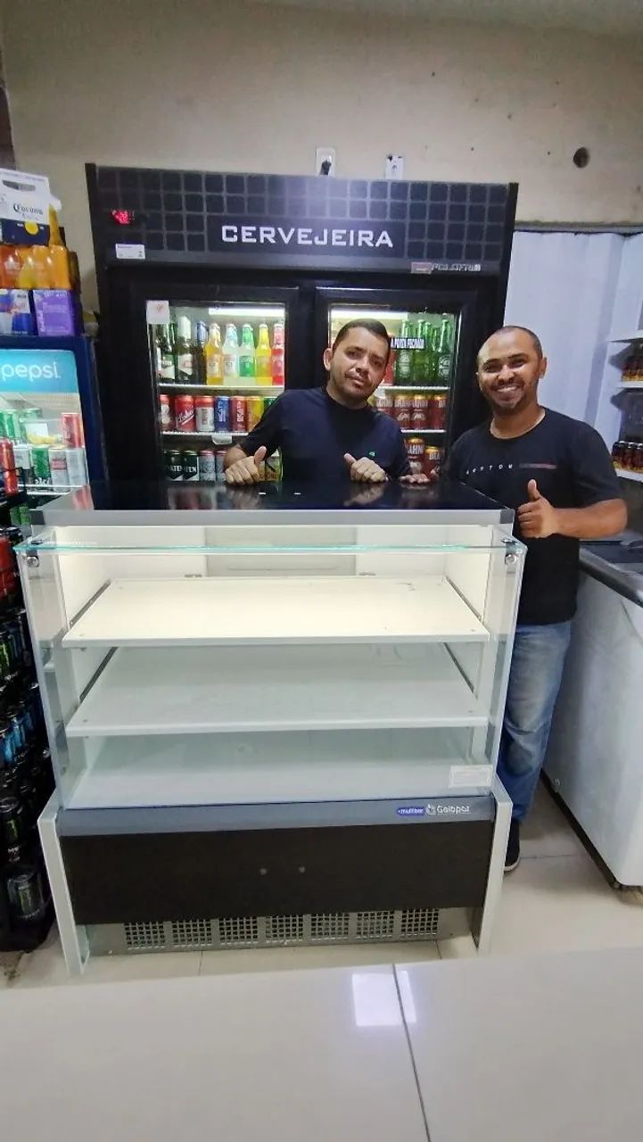 BALCÃO REFRIGERADO PLACA FRIA 1.10 METRO GELOPAR 