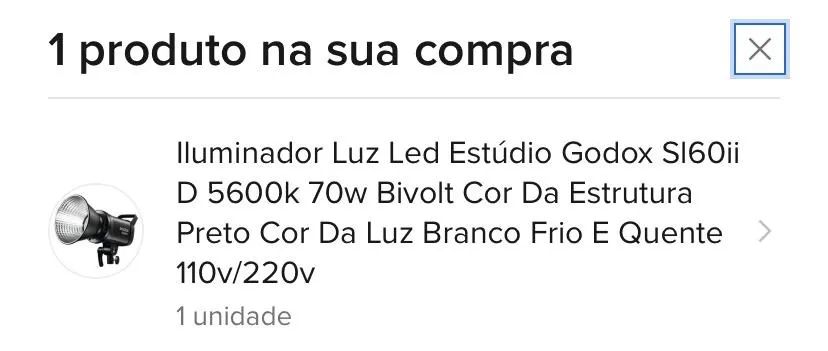 Iluminador Luz Led Estudio GODOX Sl60ii D5600k 70w + Balão - Foto 4